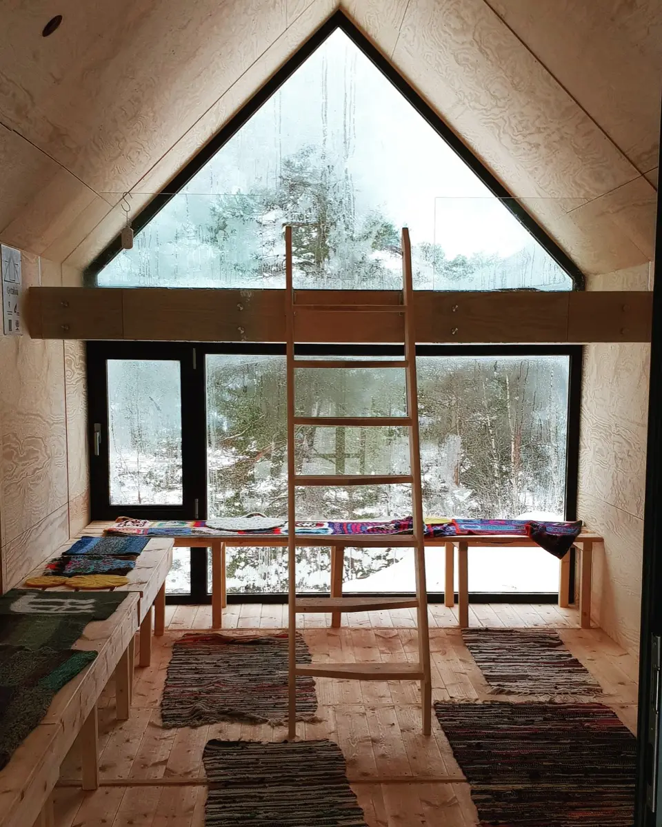 Dagsturhytte i vakker norsk natur